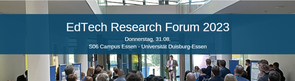 Einladung EdTech Research Forum am 31.08.